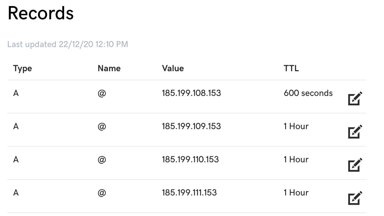 DNS Settings